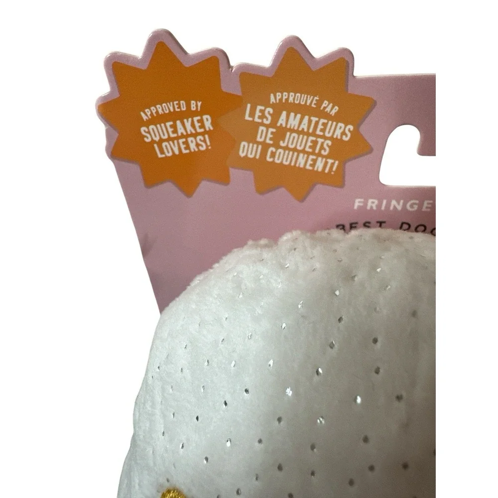 New FRINGE‎ Halloween Dog Toys Spooky Plush Ghosts I've Cream White